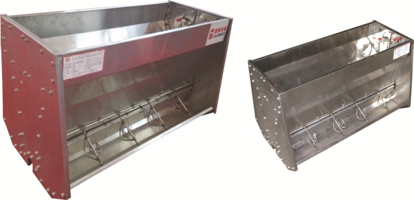 不锈钢双面食槽（育肥）