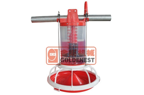 桶式计量种鸡料盘-自动放料装置